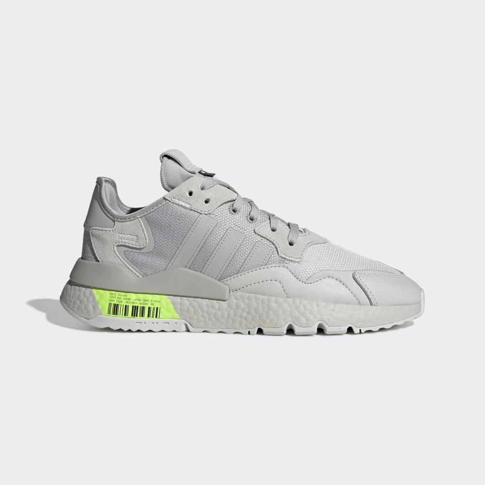 Adidas Men's Nite Jogger Originals Shoes Grey/Green Ireland FV3619